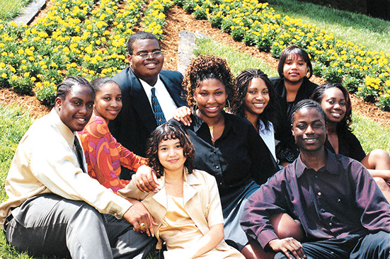 group at the beginning of college