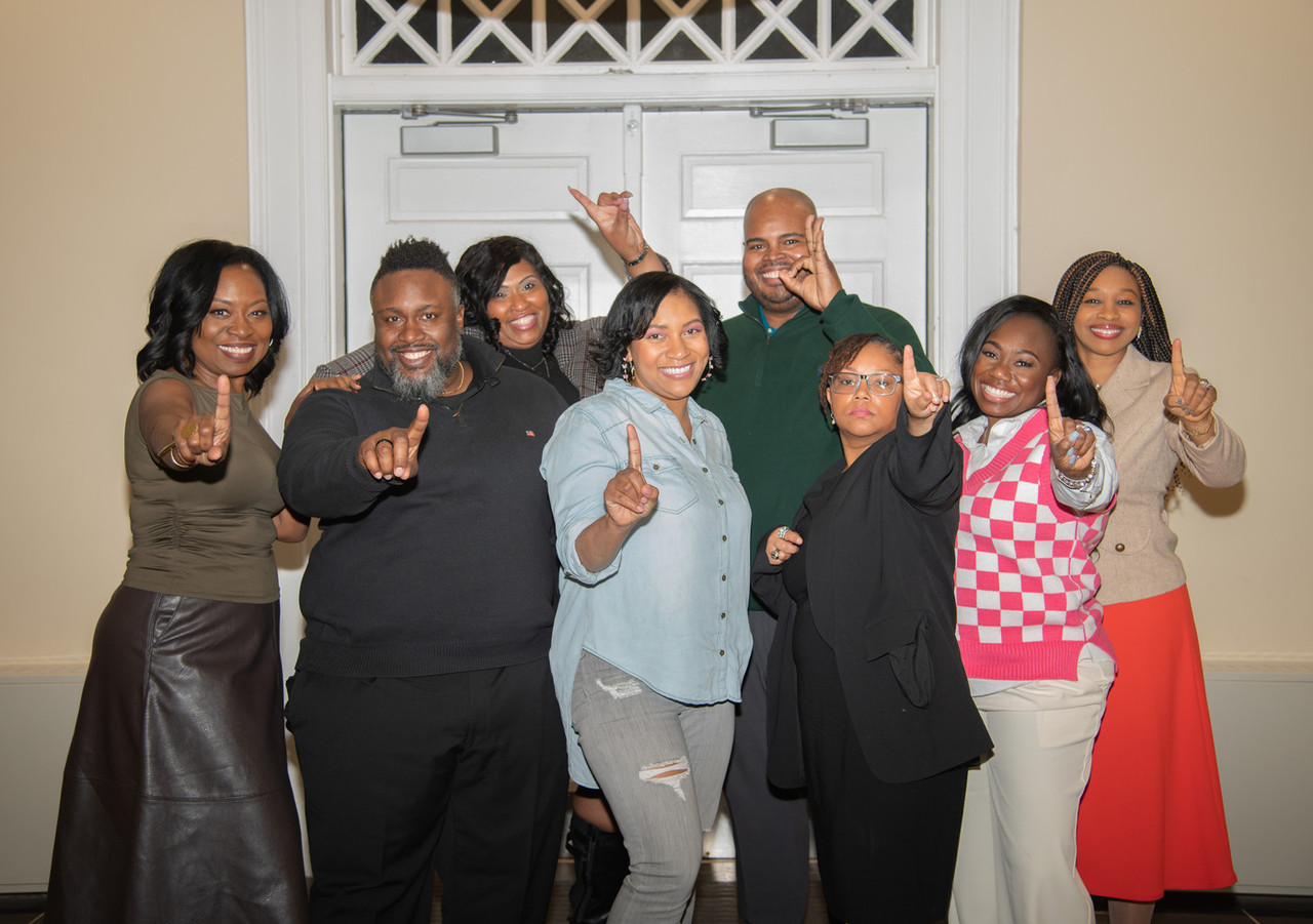 cohort one posed together