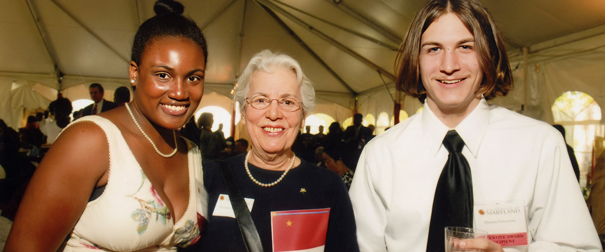 Sue Valenstein and two IAP students